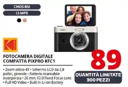 Comet FOTOCAMERA DIGITALE COMPATTA PIXPRO KFC1 offerta
