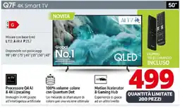 Comet SAMSUNGQ7F 4K Smart TV Q7F 4K Smart TV offerta