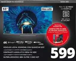 Comet HAIER SMART TV H55M90EUX SERIE M90 offerta