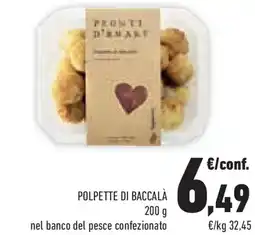 Conad Superstore Polpette di baccalà offerta