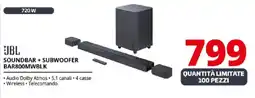 Comet JBL SOUNDBAR + SUBWOOFER BAR800MWBLK offerta
