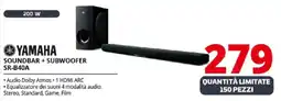 Comet YAMAHA SOUNDBAR + SUBWOOFER SR-B40A offerta