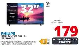 Comet PHILIPS SMART TV 32" LED FULL HD 32PFS6000/12 offerta