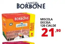 Comet Caffè borbone miscela decisa 120 cialde offerta