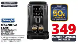 Comet DeLonghi MAGNIFICA START MACCHINA CAFFÈ AUTOMATICA ECAM220.22.GB offerta