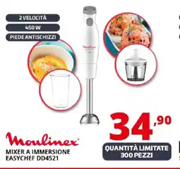 Comet Moulinex MIXER A IMMERSIONE EASYCHEF DD4521 offerta
