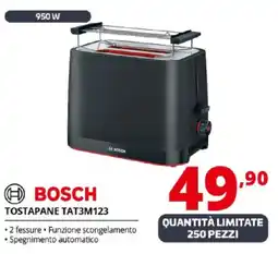 Comet BOSCH TOSTAPANE TAT3M123 offerta