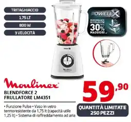 Comet Moulinex BLENDFORCE 2 FRULLATORE LM4351 offerta