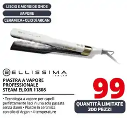 Comet BELLISSIMA PIASTRA A VAPORE PROFESSIONALE STEAM ELIXIR 11808 offerta
