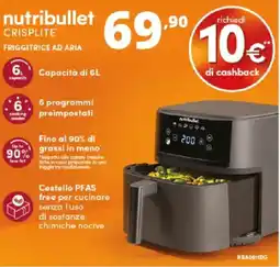 Comet nutribullet CRISPLITE FRIGGITRICE AD ARIA offerta