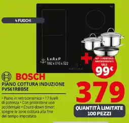 Comet BOSCH PIANO COTTURA INDUZIONE PVS61RBB5E offerta