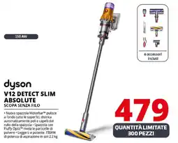Comet dyson V12 DETECT SLIM ABSOLUTE SCOPA SENZA FILO offerta