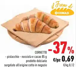 Conad Superstore Il forno di conad cornetto pistacchio offerta