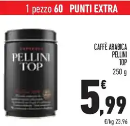 Conad Superstore Caffè arabica PELLINI TOP offerta