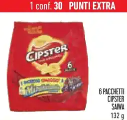 Conad Superstore 6 pacchetti cipster saiwa offerta
