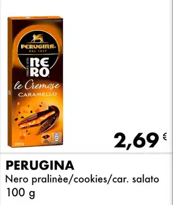 PERUGINA Nero pralinée/cookies/car. salato