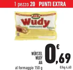 Conad Superstore Würstel wudy AIA offerta