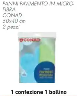 Conad Superstore Panni pavimento in microfibra CONAD offerta