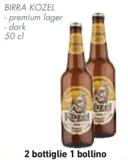 Conad Superstore Birra kozel premium lager e dark offerta