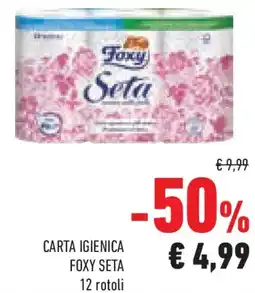 Conad Superstore Carta igienica foxy seta offerta