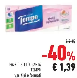 Conad Superstore Fazzoletti di carta TEMPO offerta