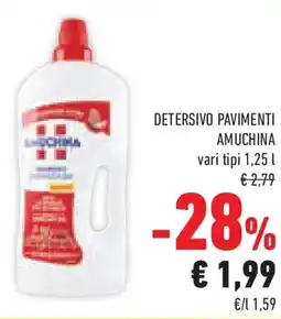 Conad Superstore Detersivo pavimenti AMUCHINA offerta
