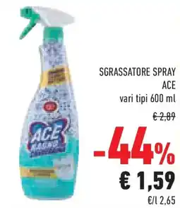 Conad Superstore Sgrassatore spray ACE offerta