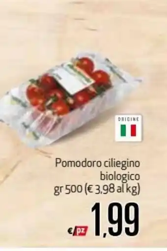 Pomodoro ciliegino biologico 500gr