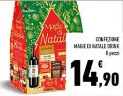 Conad City Confezione magie di natale drink 8 pezzi offerta