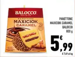 Conad City Panettone maxiciok caramel BALOCCO offerta