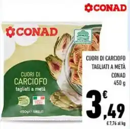 Conad City Cuori di carciofo tagliati a metà CONAD offerta