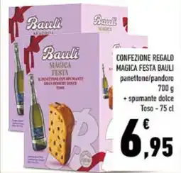 Conad City Confezione regalo magica festa BAULI offerta