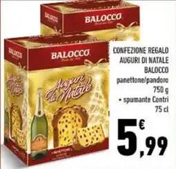 Conad City Confezione regalo auguri di natale BALOCCO offerta