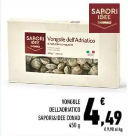 Conad City Vongole dell'adriatico SAPORI&IDEE CONAD offerta