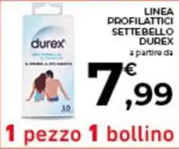 Conad City Linea profilattici settebello DUREX offerta