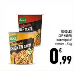 Conad City Noodles cup KNORR offerta