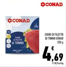 Conad City Cuori di filetto di tonno CONAD offerta