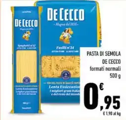 Conad City Pasta di semola DE CECCO offerta