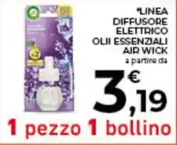Conad City Linea diffusore elettrico olii essenziali AIR WICK offerta