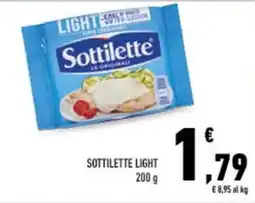 Conad City Sottilette light offerta