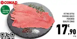 Conad City Fettine sottili di bovino adulto percorso qualità CONAD offerta