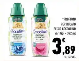 Conad City Profumo per bucato elixir COCCOLINO offerta
