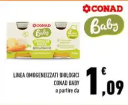 Conad City Linea omogeneizzati biologici CONAD BABY offerta