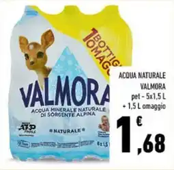Conad City Acqua naturale VALMORA offerta