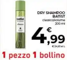 Conad City Dry shampoo BATIST offerta