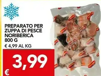 TuoDi Noriberica preparato per zuppa di pesce 800 g offerta