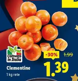 Lidl Clementine offerta