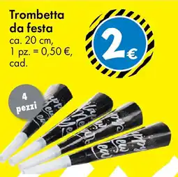 Tedi Trombetta da festa 4 pezzi offerta