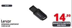 Comet Lexar MEMORIA JUMPDIRVE V400 64 GB offerta