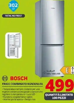 Comet BOSCH FRIGO COMBINATO KGN36NLEA offerta